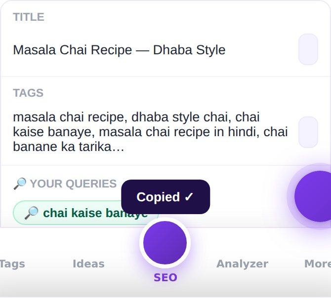 Your Queries: — SEO for Tube