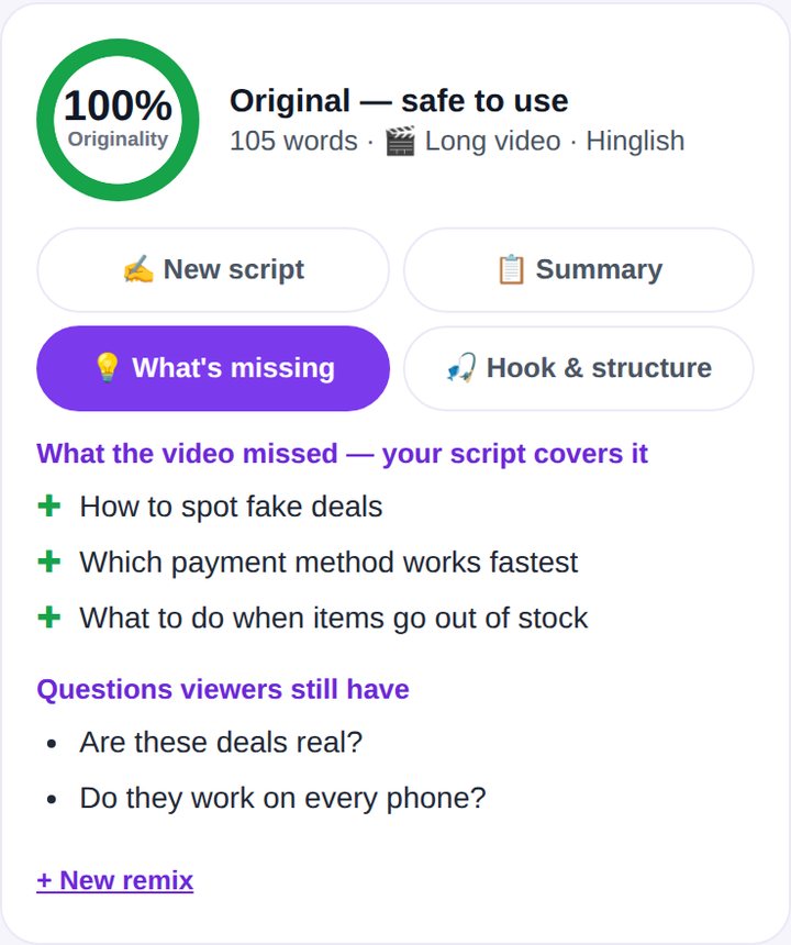 What the source video missed
