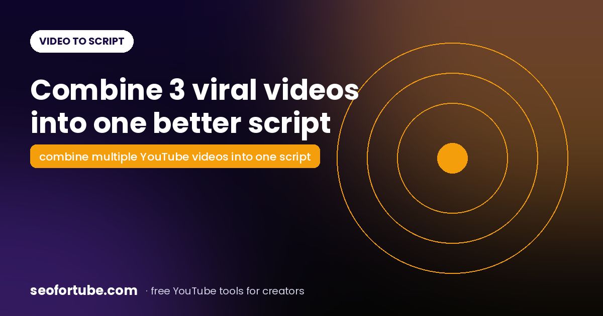 Combine 3 Viral Videos into One Better Script (Multi-Video Remix)
