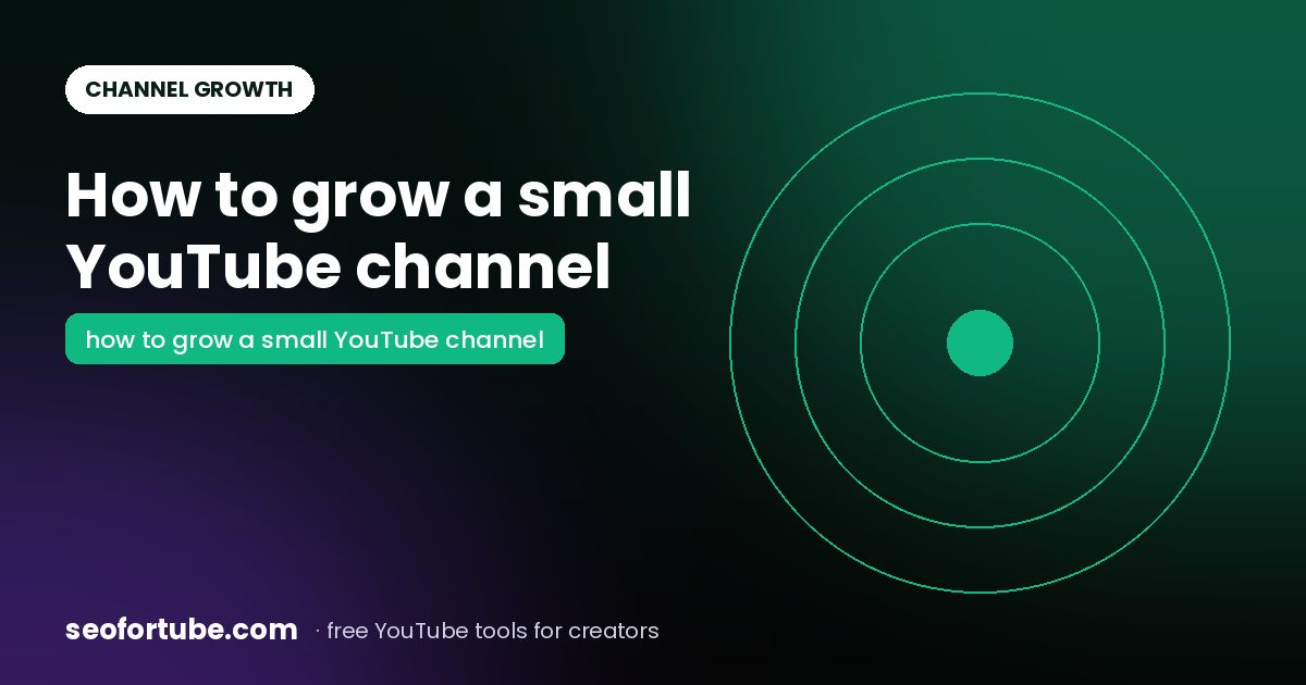 How to Grow a Small YouTube Channel in 2026 (Under 1,000 Subscribers)