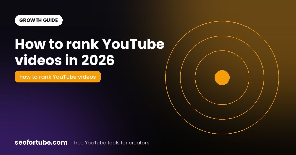 How to Rank YouTube Videos in 2026: A Simple Step-by-Step Guide