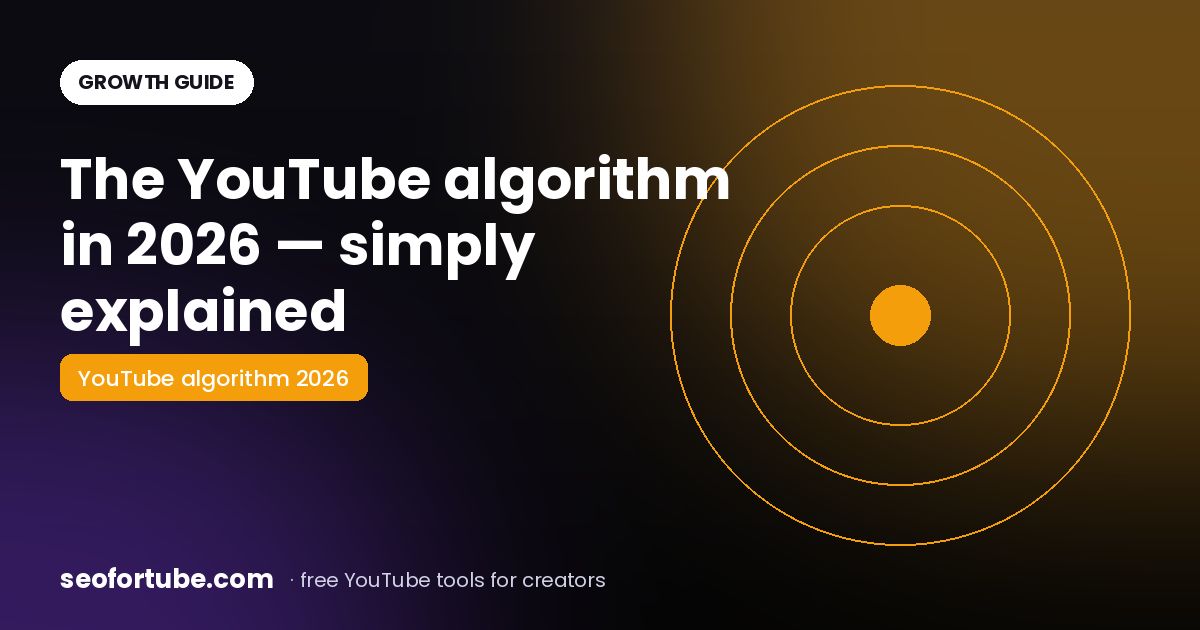 YouTube Algorithm 2026 Explained Simply (What Actually Matters)