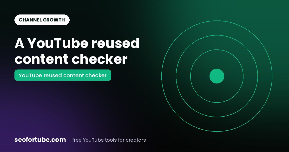 YouTube Reused Content Checker: Find Monetization Risks Before YouTube Does