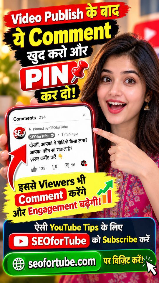 YouTube पर Comment Pin करके Engagement कैसे बढ़ाएं